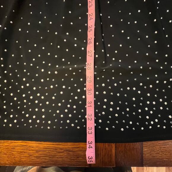 White House Black Market Black Sleeveless Studded Skirt Casual Dress Size XS - Picture 14 of 16